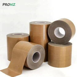 10Mx0.18mm 300 Degree High Temperature Resistance Adhesive Tape Cloth Heat Insulation Sealing Machine PTFE Tape Wear Resistan