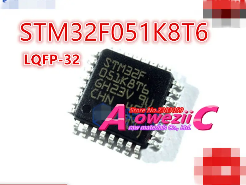100% STM32F051 STM32F051K4T6 STM32F051K6T6 STM32F051K8T6 QFP 32 ...