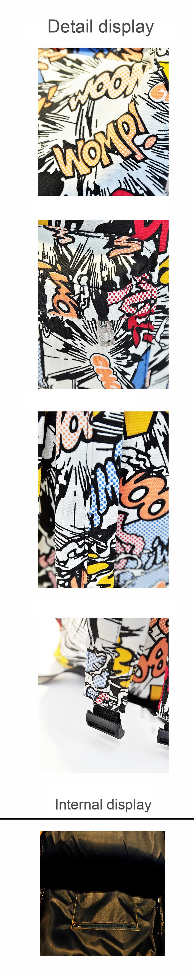 Tanie 2020 koreańskiej wersji graffiti plecak dla kobiet junior high uczniowie tornister dla sklep