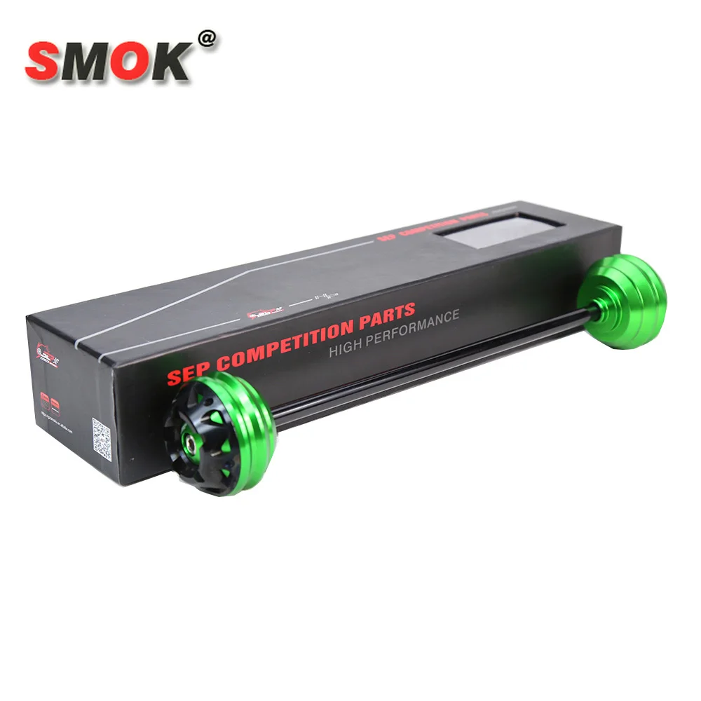SMOK для Kawasaki V650 Versys 650 2015-2016 аксессуары мотоциклов CNC алюминиевая передняя ось