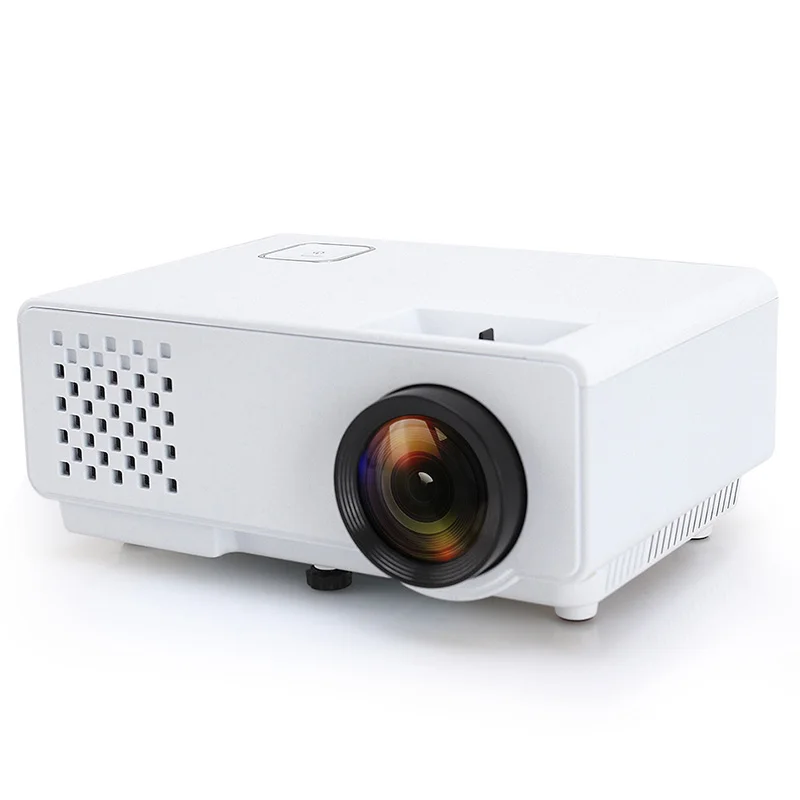 

Hd Rd810 Mini Projector 1000Lumens Portable Mini Led Video Beamer Rd-810 Video Game Home 3D Movie Hdmi Vga Usb Projector Eu Pl