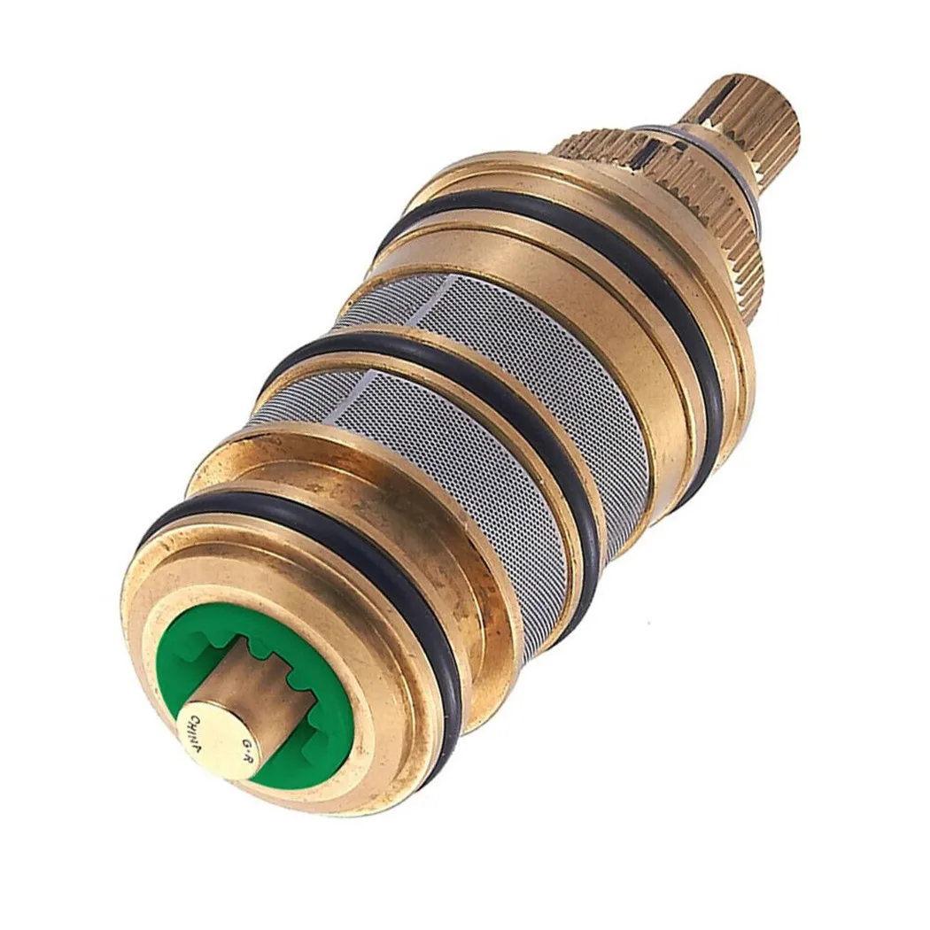 Brass Thermostatic Cartridge Shower Mixer Valve Bar Faucet Cartridge Bath Shower Mixing Valve Bathroom Accessories