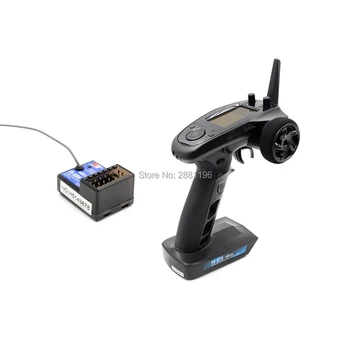 

FlySky FS-GT5 2.4G 6CH RC Transmitter Remote Controller with FS-BS6 Receiver for RC Car Crawler Boat Vehicle RC Model Parts