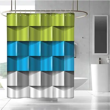 

Hotel Quality Polyester Shower Curtain Shower and Bathtub