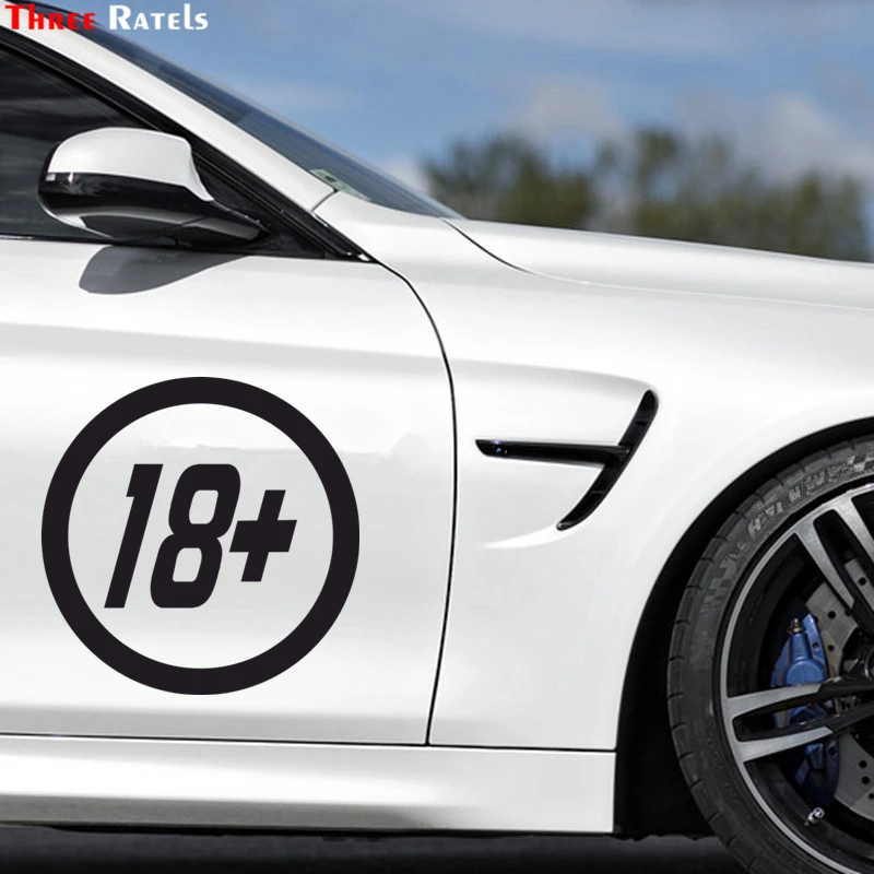 Смешная наклейка на окно автомобиля Three Ratels Fd152 18 + виниловые наклейки Jdm дрейф