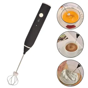 

4 Colors Household Milk Cappuccino Frother Electric Mini Automatic Handheld Foam Coffee Maker Egg Beater Kitchen Accessories