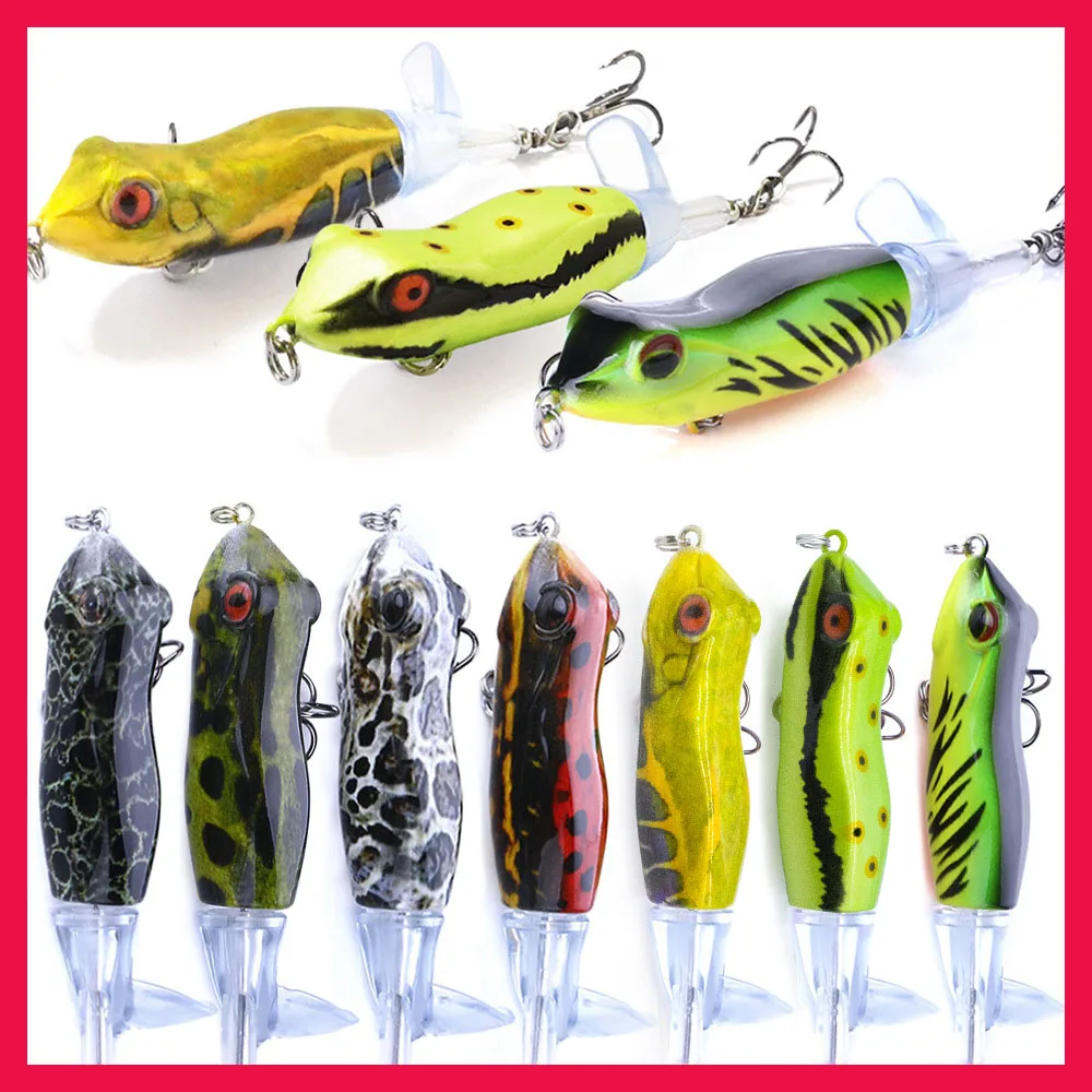 Isca искусственные Rato 9 см пропеллеры жесткие приманки плавающие лягушки 11 г