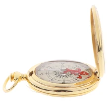 Карманные часы флип компас портативный походный навигационный компас светящийся в темноте навигационная Автомобильная компасная цепочка