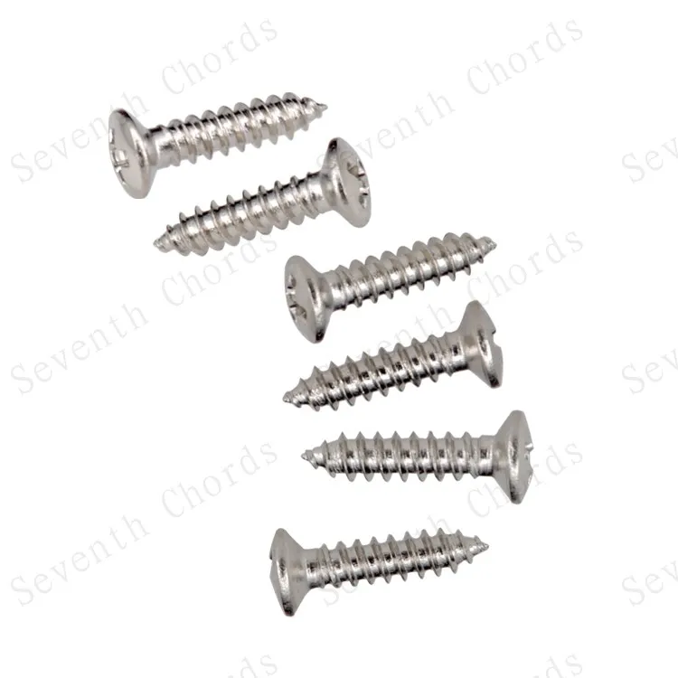 Винты для электрогитары 2 5*12 мм 60 шт.|screw license plate|screw keyplate front |