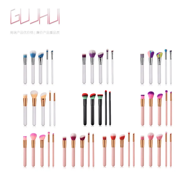 

5Pcs Make Up Tools Eye Makeup Brushes Set Professional Travel Make Up Brushes Set Eyeshadow Makeup Brushes Makeup Brush