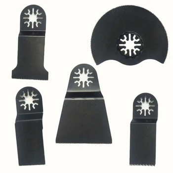 

5X Set Oscillating Multi Tool Saw Blades For Parkside Cutting Wood Metal Plastic