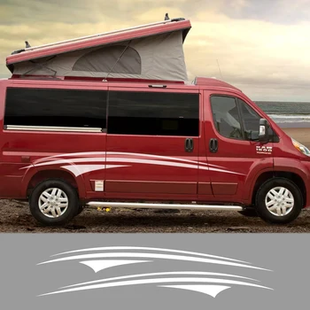 

2 Pcs Motorhome Car Door Side Graphics Vinyl Sticker Decoration Body Stickers Camper Van Horses Caravan RV Stickers Car Accessor