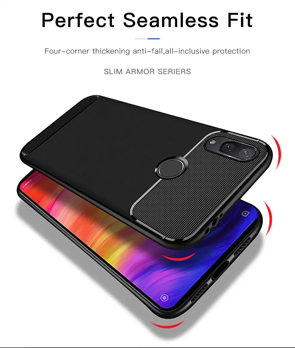 !ACCEZZ Luxury Matte Phone Case For Xiaomi Redmi Note 7 Protection Back Cover Anti-knock Thin For Redmi Note 7 Soft Shell Cases (4)