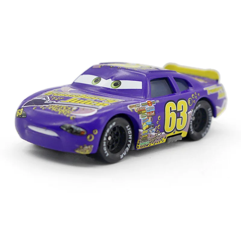 Дисней Pixar тачки 3 2 Молния Маккуин Металл литье под давлением cars2 Дисней 1:55 литье под давлением редкая коллекция детские игрушки для детей подарок для мальчиков - Цвет: 076  07 same picture