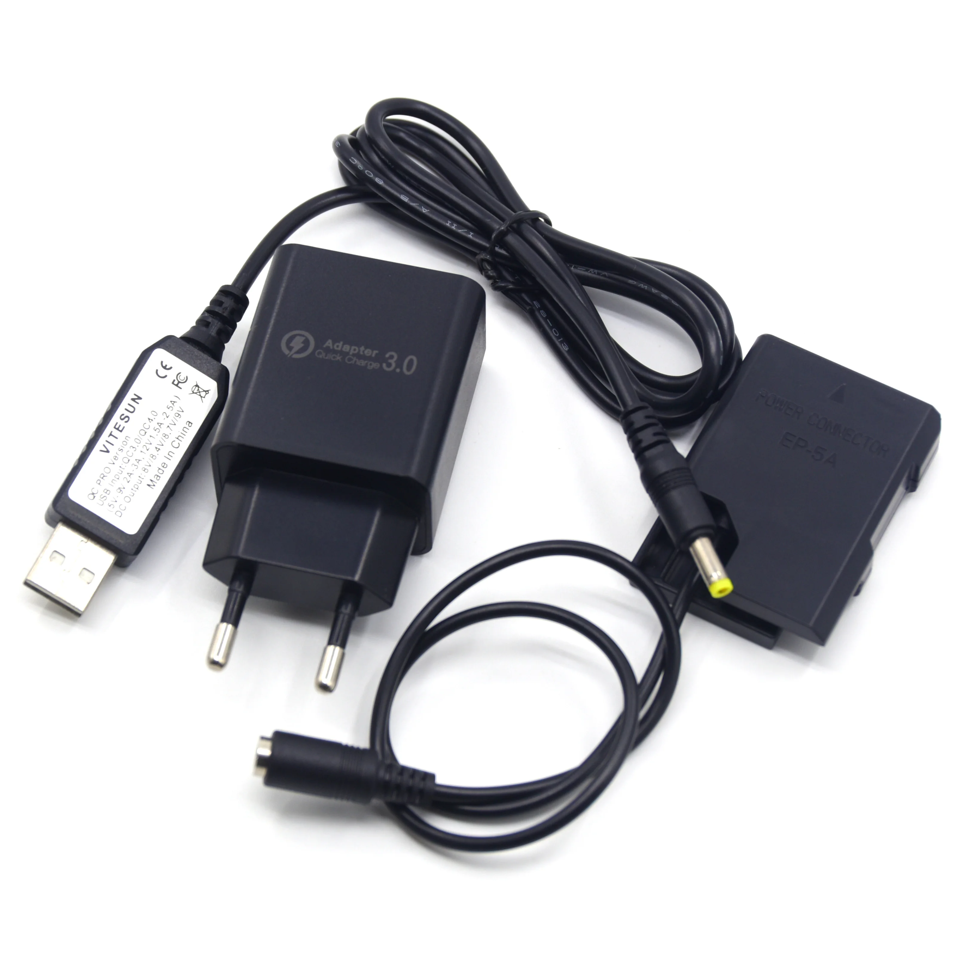 Power Bank Mh24 Usb Cable+charger+ep5a Enel14 Dummy Battery For