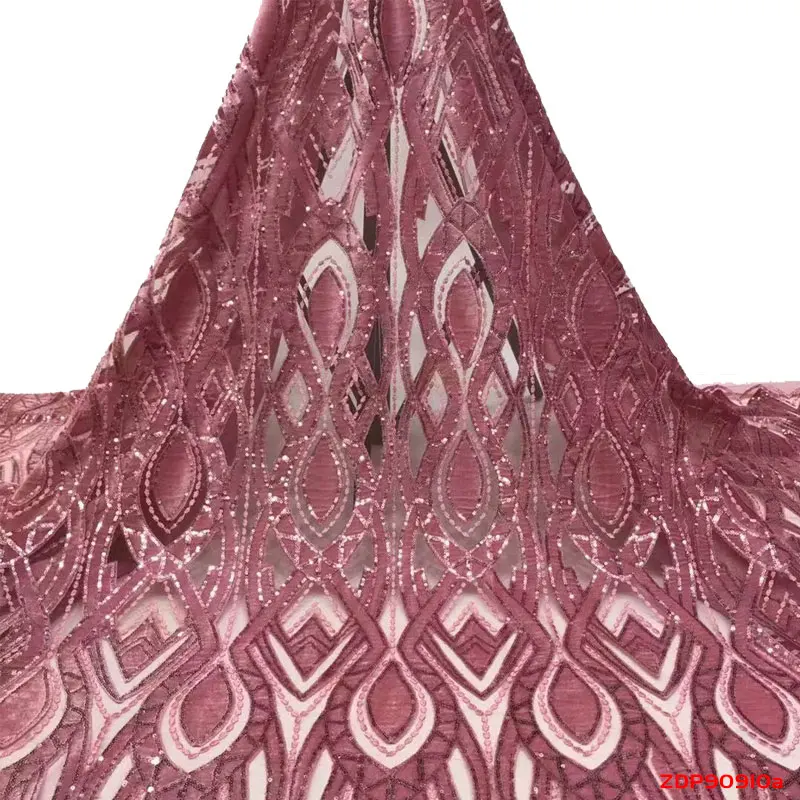 Африканская французская бархатная кружевная ткань 2019 высококачественный Тюль с