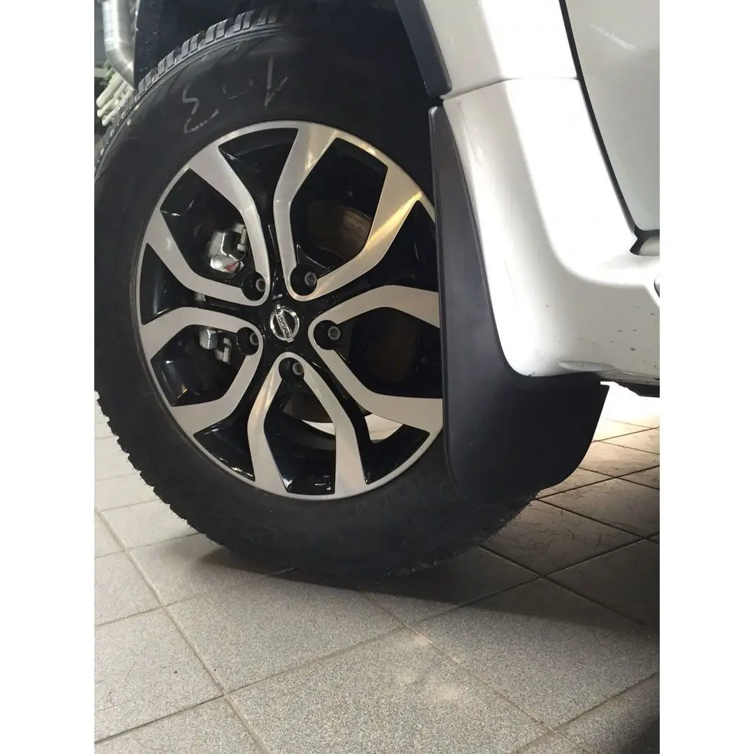 Mud flaps front Rival for Nissan Terrano III--present. 2 pcs, crepe
