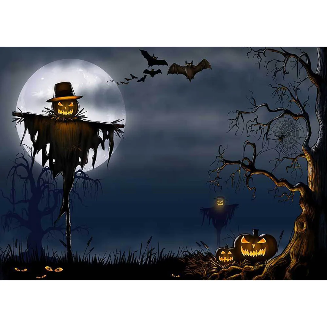 7x5ft Vinyl Halloween Photography Backdrop Photo Studio Background Props