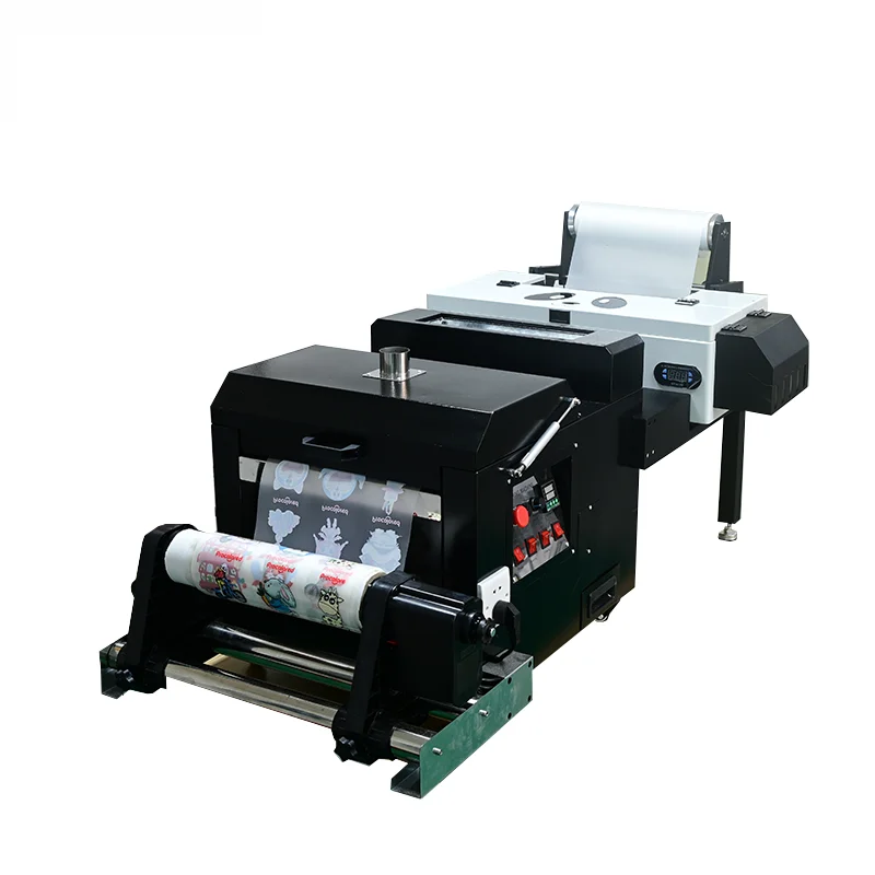 Punehod A3 DTF Thermal Transfer Printer Automatic Pre-heating DIY T Shirt Printing Machine Heat Press Textile Tool For Business