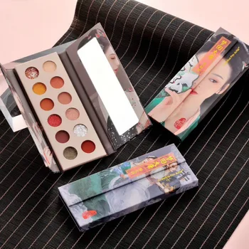 

12 Colors Paleo Eyeshadow Sequins Jelly Matte Pearl Shimmer Eye Shadow Palette Glitter Waterproof Pigment Make Up Pelette TSML2