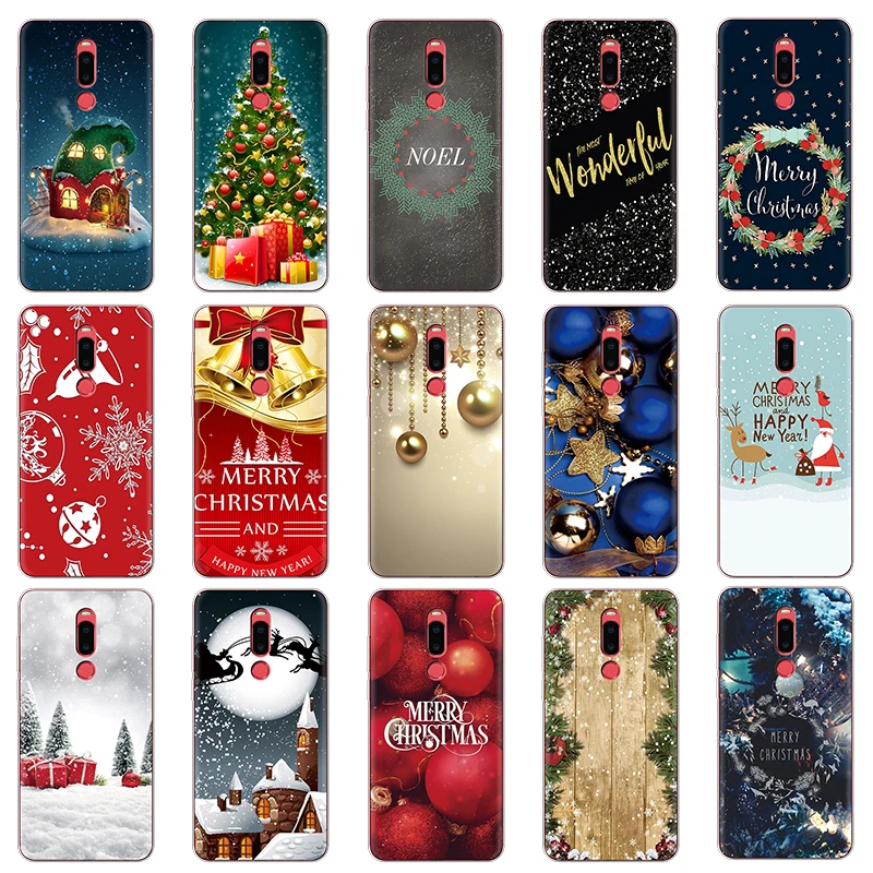 

Christmas Gift Small bell Soft Silicone Cover For Coque Meizu 15 Lite 16 U10 MX6 M6T M6S M3 M5 M6 Note M5S 3S Case Clear Funda