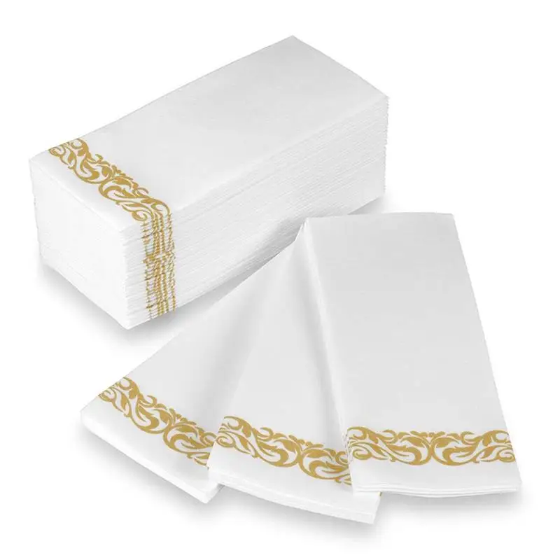 Soft and Absorbent Linen-Feel Paper Hand Towels  (7)