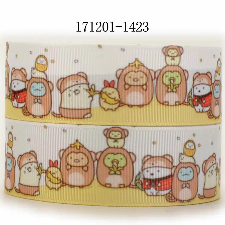 171201-1423 Новинка, 50 ярдов, милый мультфильм, Сумико гураши, лента, напечатанная, ленты - Цвет: 171201-1423