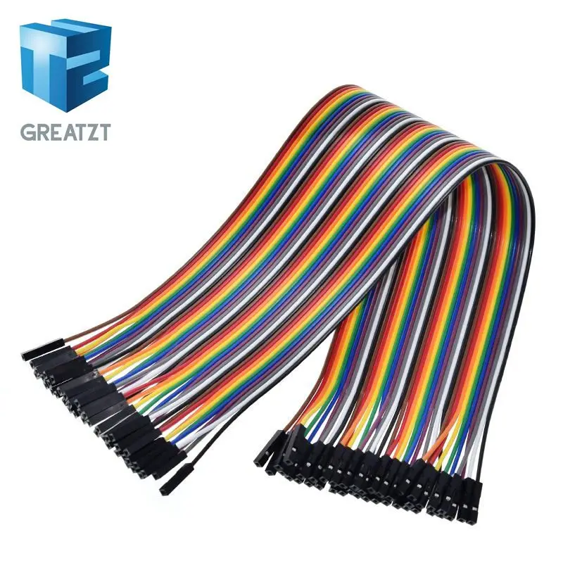 New 40PCS in Row Jumper Wire Dupont Cable line 3P 2.54mm feMale to 20cm For Arduino Breadboard Dropshipping P IN STOCK|line in|arduino