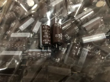 

10pcs/50pcs/100PCS NIPPON 35V470UF 10X20 KY series Taping chemical 470UF 35V high frequency low resistance