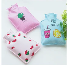 Мини-бутылка для горячей воды с героями мультфильмов, Корейская версия, маленькая бутылка для пресной воды, взрывобезопасная детская Студенческая грелка для рук