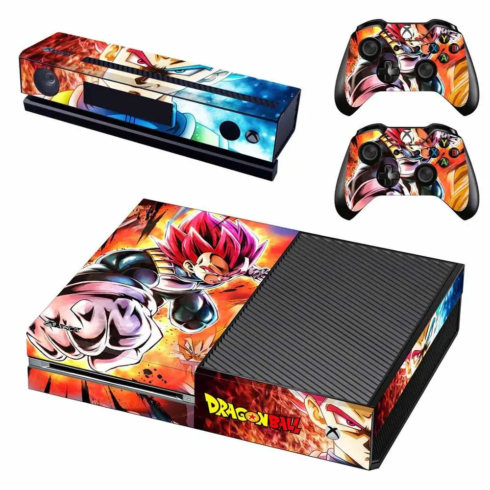 Наклейка для xbox one s Dragon Ball наклейки кожи Pegatinas Adesivo консоль Kinect два