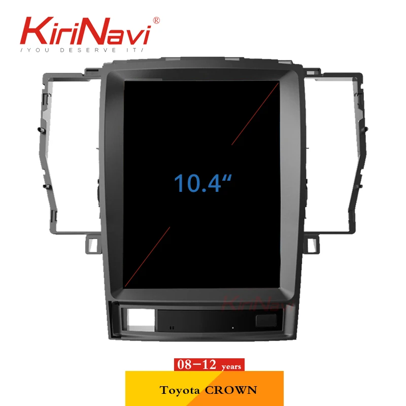 Sale KiriNavi Vertical Screen Tesla Style Android 8.1 10.4" Car Radio For Toyota Crown Car Dvd Player Auto GPS Navigation 2008-2012 2 Sale KiriNavi Vertical Screen Tesla Style Android 8.1 10.4" Car Radio For Toyota Crown Car Dvd Player Auto GPS Navigation 2008-2012 2