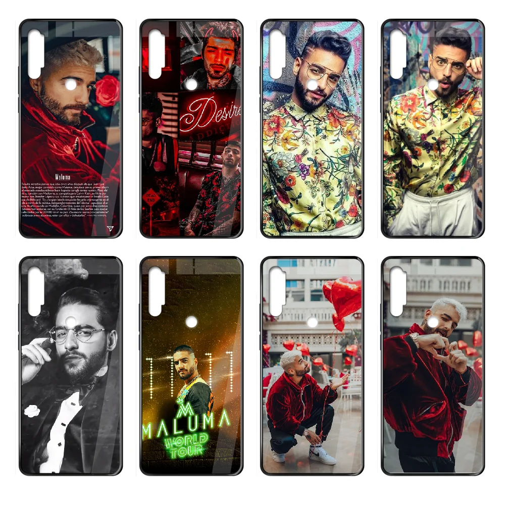 Colombia Maluma singer Phone case cover hull For Xiaomi Redmi Note S2 4 5 6 7 8 K20 A S X Plus Pro black hoesjes 3D prime | Мобильные