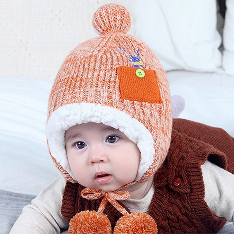 Зимние теплые вязаные шапки унисекс для мамы и ребенка|kids baby|knit baby bonnetbaby bonnets for girls