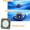 Glass UV CPL Star Night Macro 10X Lens Filter Protector Cap Close up for DJI Action 2 Camera Action2 4