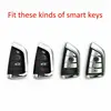 leather+TPU Car Key Case Cover Shell For BMW X1 X3 X5 X6 X7 1/3/5/6/7 Series G30 G20 G32 G11 F20 Z4 F48 F39 G01 G02 F15 F16 G07 ► Photo 2/6