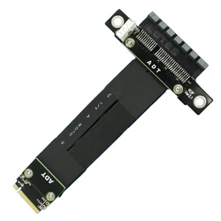 Cable de extensión M.2 NGFF NVMe a PCIE X4 X8 Pci-e 4x M2 a Pci-e X4 para tarjeta de captura de tarjeta de red NVMe SSD, tarjeta adaptadora USB