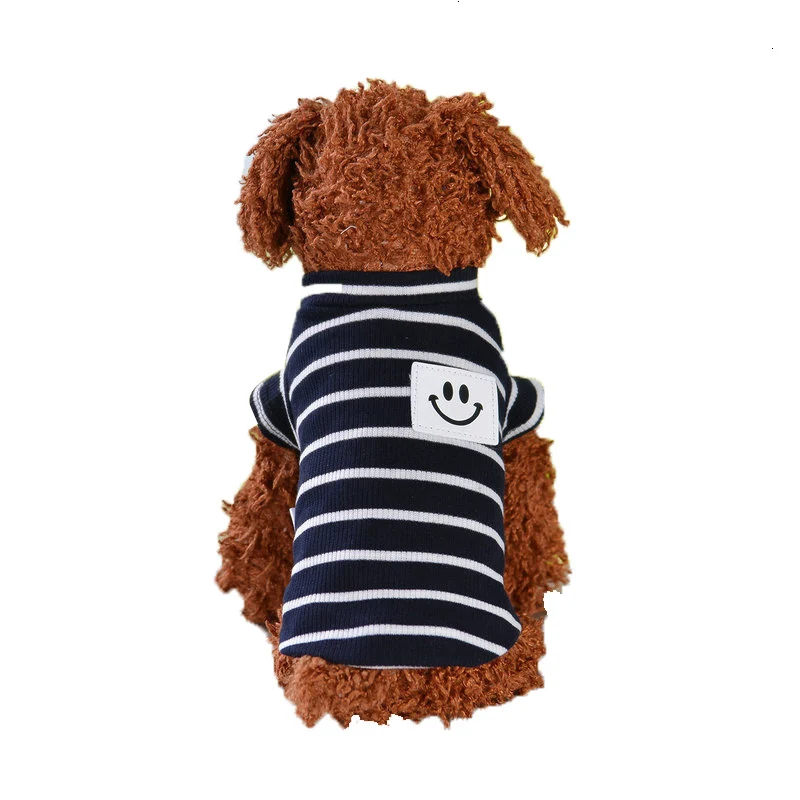 Pawstrip XS-XL, летняя одежда для собак, чихухуахуа, Йоркского маленького щенка, полосатая рубашка для собак