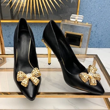 

Women Sexy High Heels Pumps 2020 Luxury Heels Office Dress Shoes Designer Brand Black Heels For Ladies Wedding Handmade Shoes