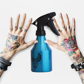 

200ML Tattoo Spray Bottle Aluminum Water Bottle Tattoo Tool Hairdressing Empty Bottle Refillable Mist Bottle Water Sprayer Tools