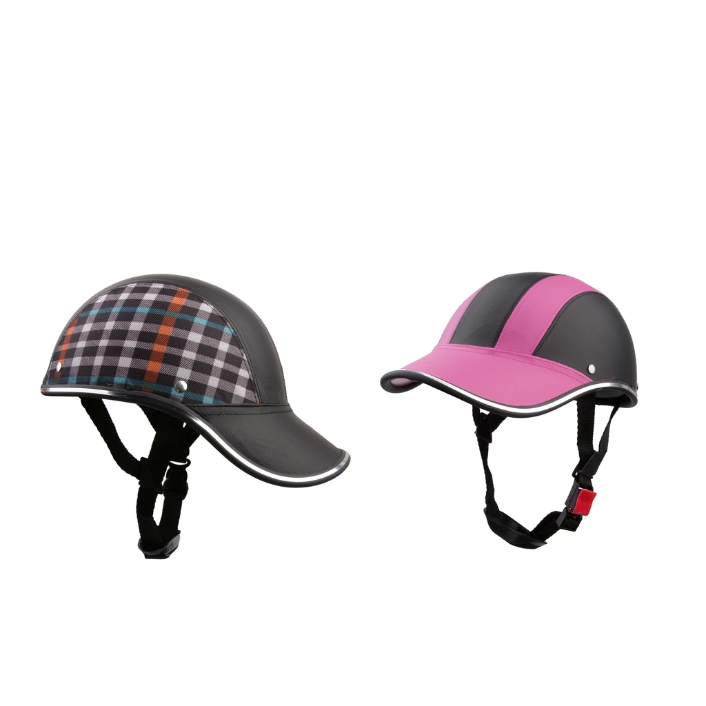 Half Face Helmet Baseball Cap 