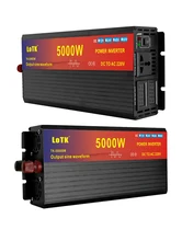  Big Power Inverter 5000W Pure Sine Wave 12V 24V DC To AC 110V 220V 2000W 3000W 4000W Voltage Converter Power Car Micro Inverter 