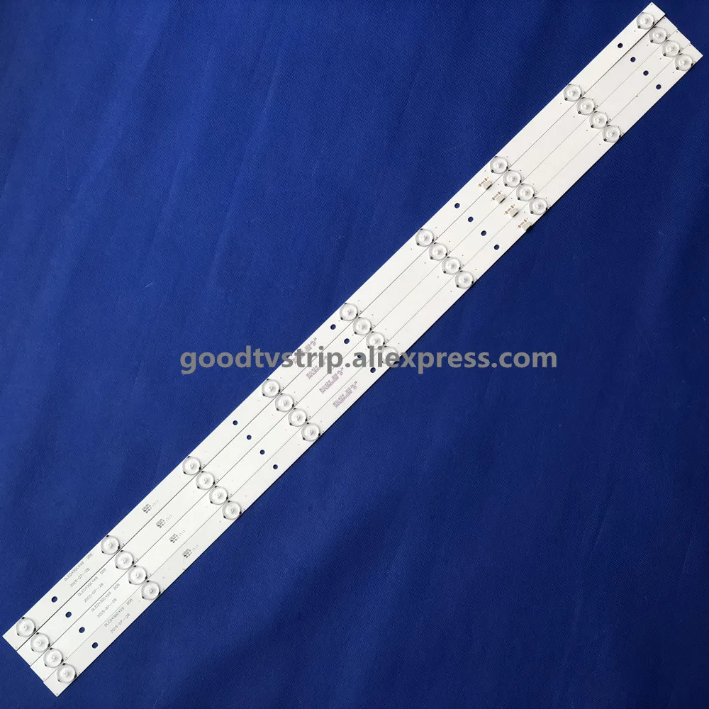 

Светодиодная лента для подсветки Philips 43PFF5021 43PFF5011 T4312M LD43V22S D LED 43GC4X9 D LED 43GC 4X9 GC43D09-ZC23FG-01 ZC21FA, 4 светодиодный т.