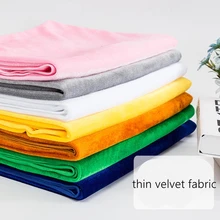 Тонкая и дешевая Вельветовая ткань для зимних коротких сценических костюмов и игрушечных кукол KTJ8671