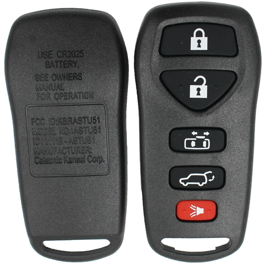 Чехол для автомобильного ключа 5 + 1/5 кнопок 6 панель Nissan Quest 2004 2010|Ключ от авто| |