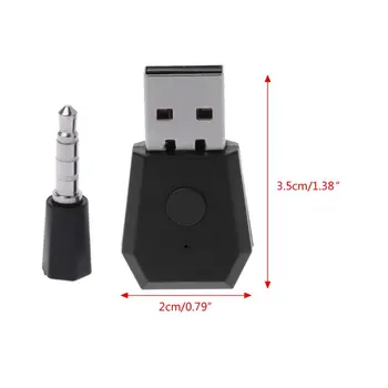 

USB Adapter Bluetooth Transmitter For PS4 Playstation Bluetooth 4.0 Headsets Receiver Headphone Dongle XXUC