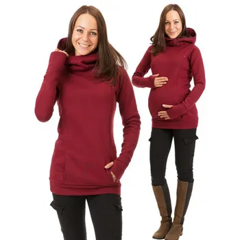 

Maternity Sweatshirt Women Nursing Maternity Long Sleeves Hooded Breastfeeding Hoodie Pregnant Women Long Sleeve Hooded Sweater