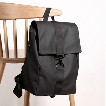 

Multipurpose Waterproof Casual Men Backpack Adjustable Strap Lightweight Anti Theft Zipper Teenager Gift Portable Artificial PU