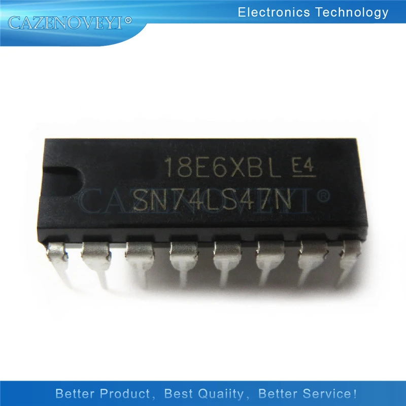 10PCS SN74LS47N 74LS47 HD74LS47P DIP-16 IC Zh