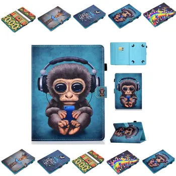

PU Leather Cartoon Case For Nomi C101014 Ultra4 10.1 Inch Tablet Universal Cover For Fengxiang FX-G64/FX-23 10.1 Inch Stand Case
